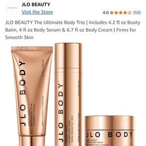 Brand new JLo large size skincare trio